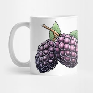 Blackberry Fruit Art Mug